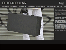Tablet Screenshot of elitemodular.com